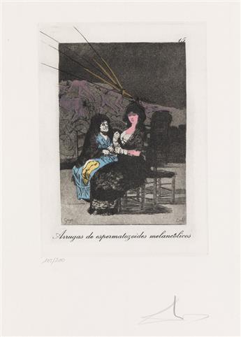 SALVADOR DALÍ Les Caprices de Goya.